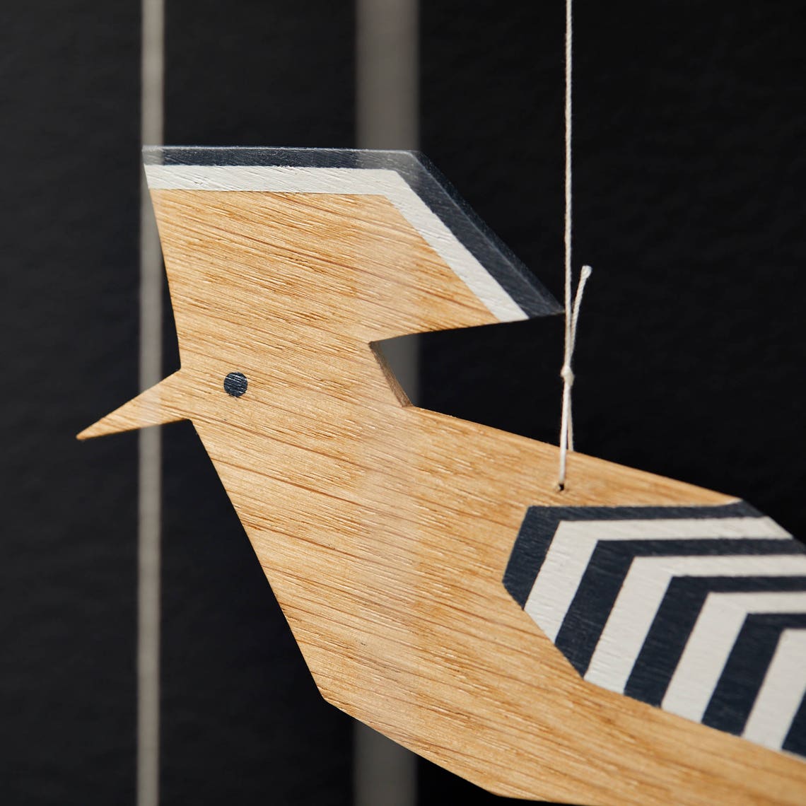 Baby mobile Black and White Mobile wooden decoration Etsy