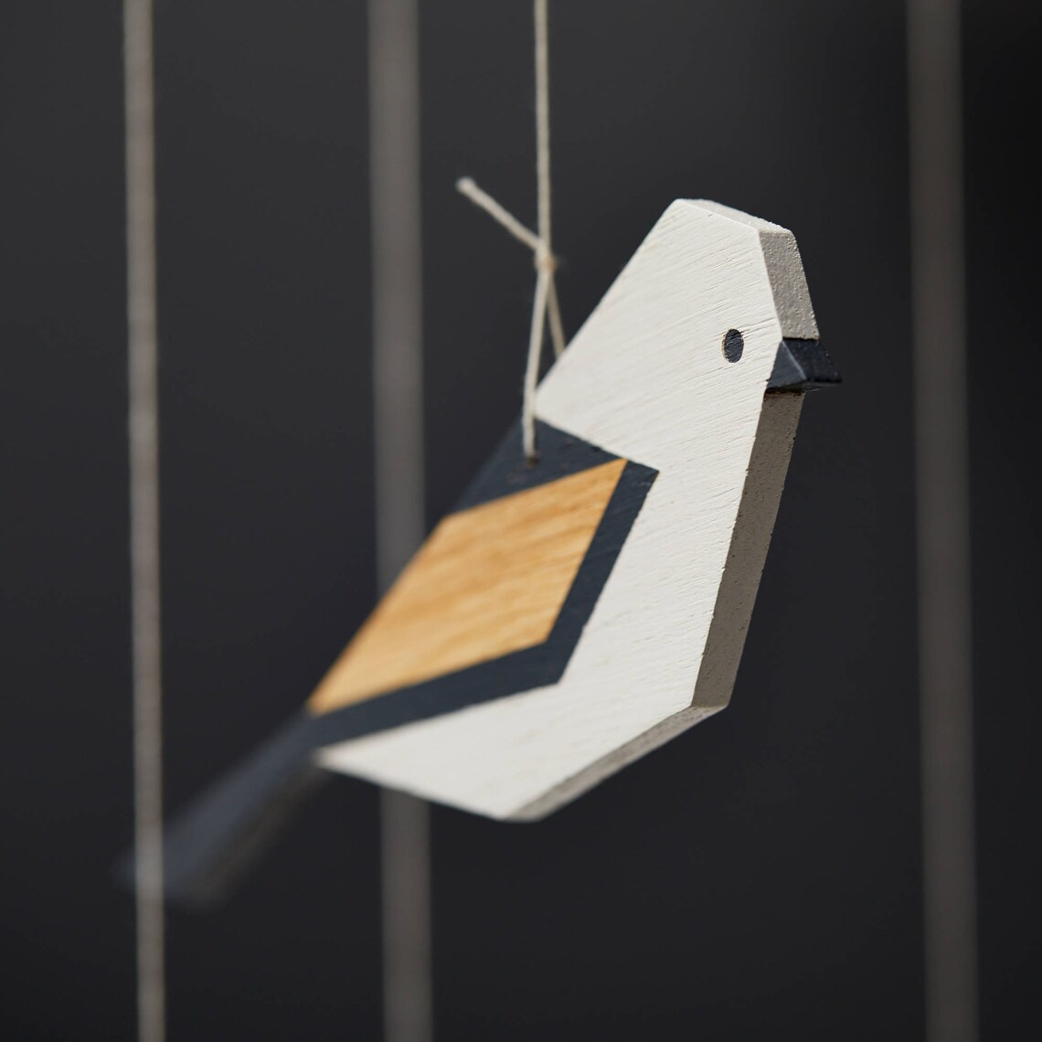 Baby mobile Black and White Mobile wooden decoration Etsy