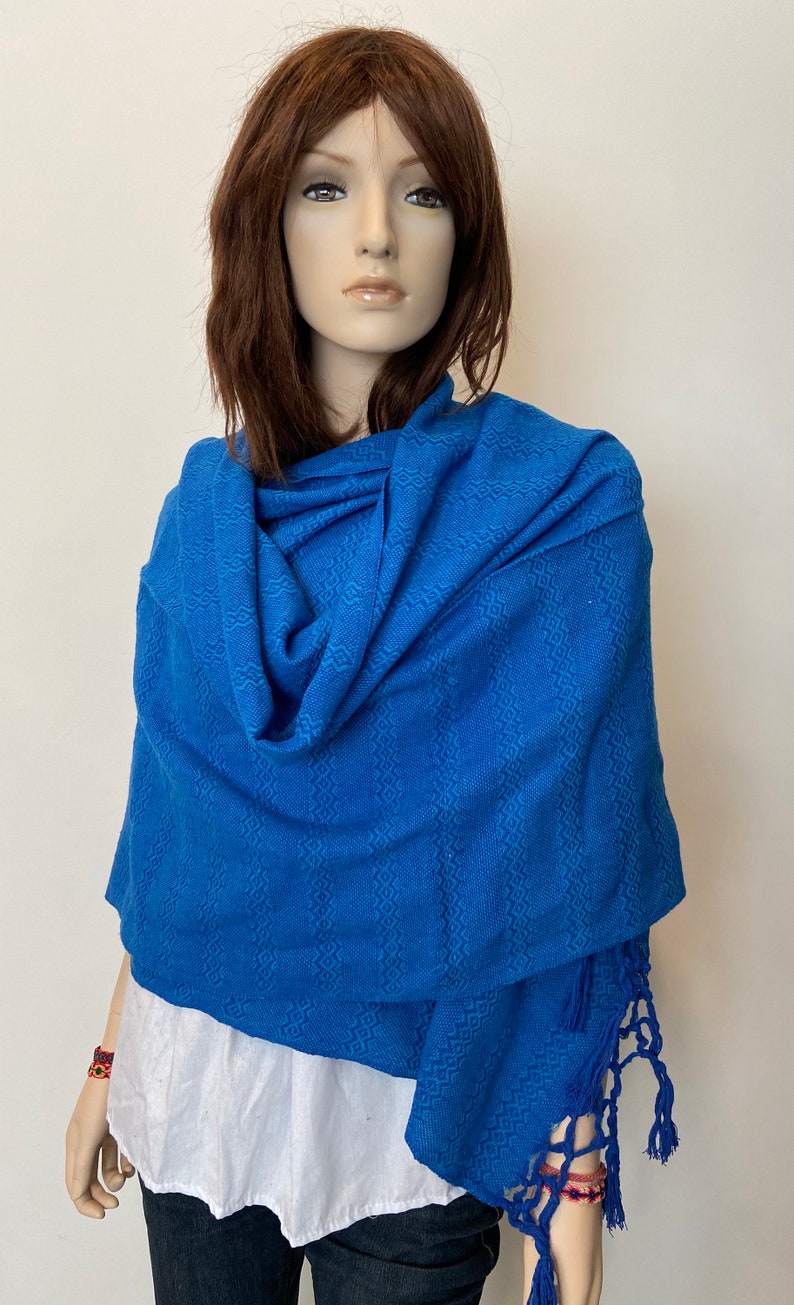 Mexican Rebozo doulas work shawl scarf cotton waistloom | Etsy