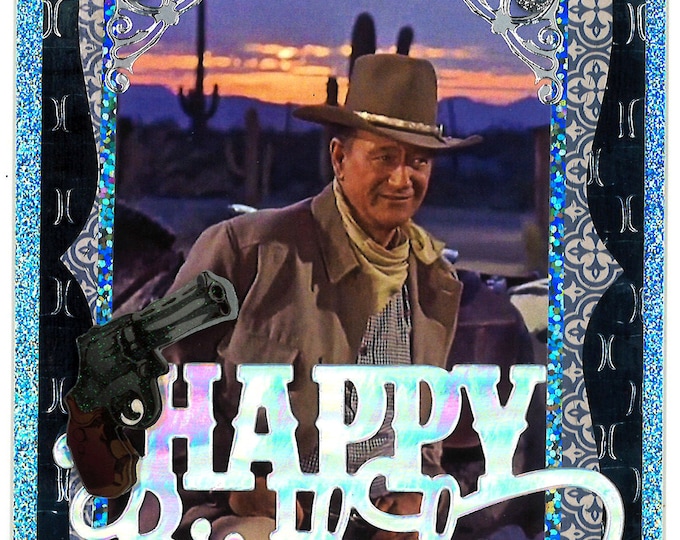 John Wayne Birthday Card - Etsy
