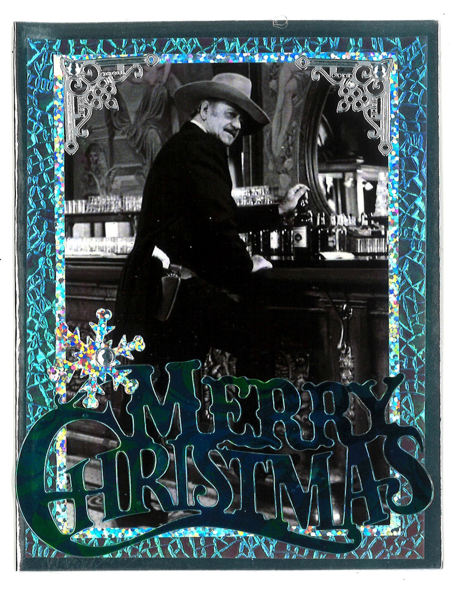 John Wayne Christmas Card Etsy