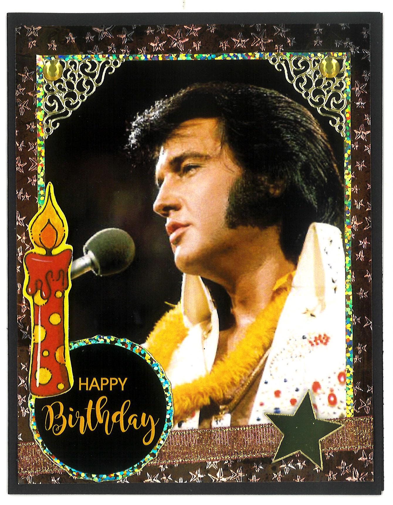 Elvis Birthday Card