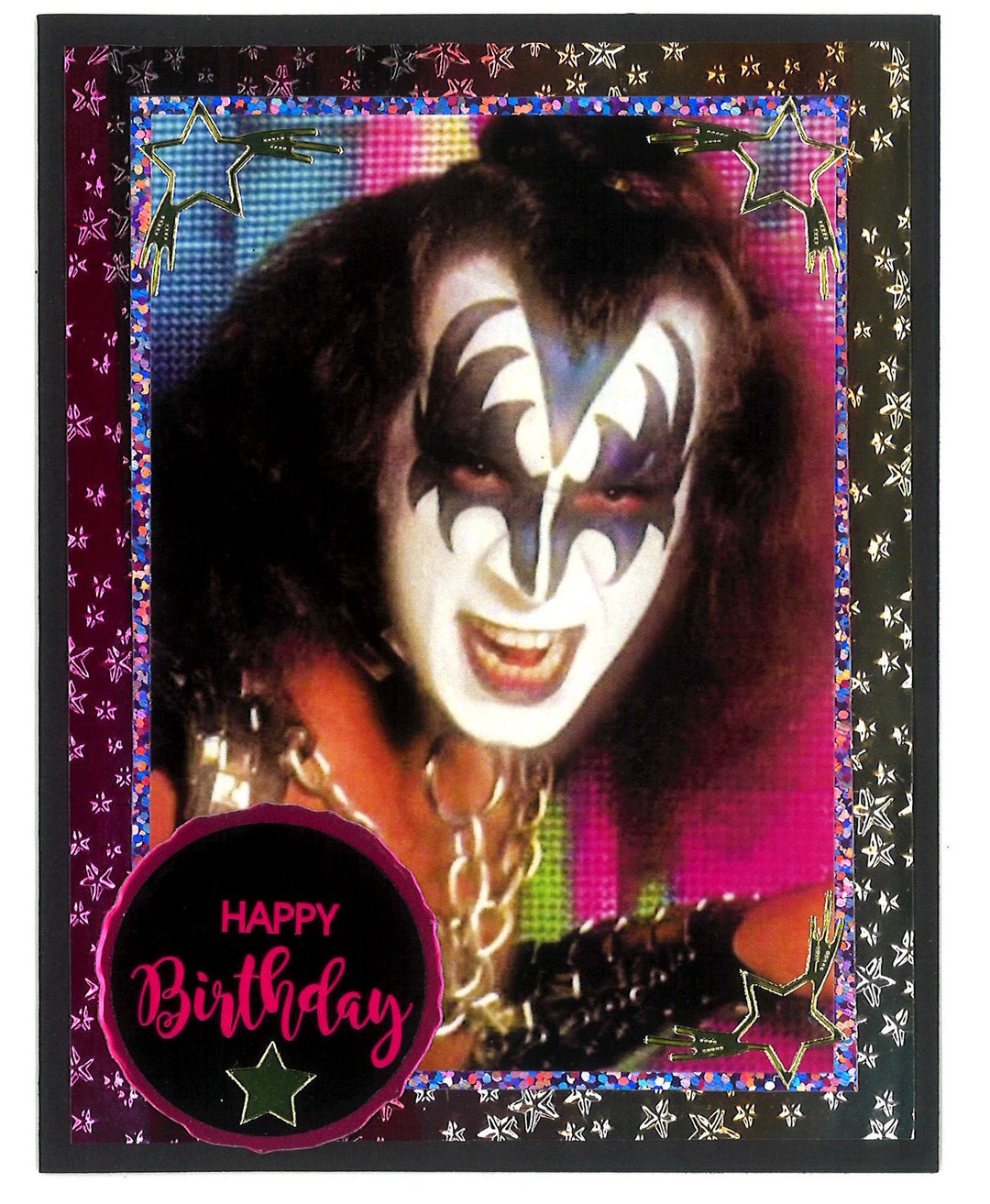 KISS Birthday Card - Etsy
