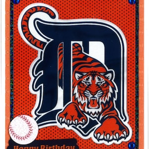 Cartão de aniversário do Detroit Tigers