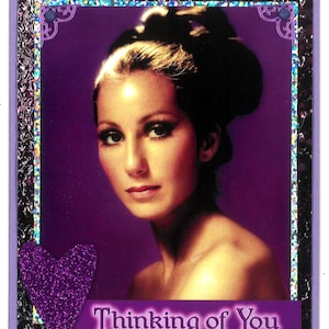 Cher Purple Thinking of You-kaart