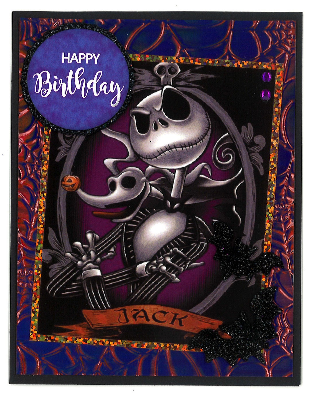 Jack Skellington Birthday Card - Etsy