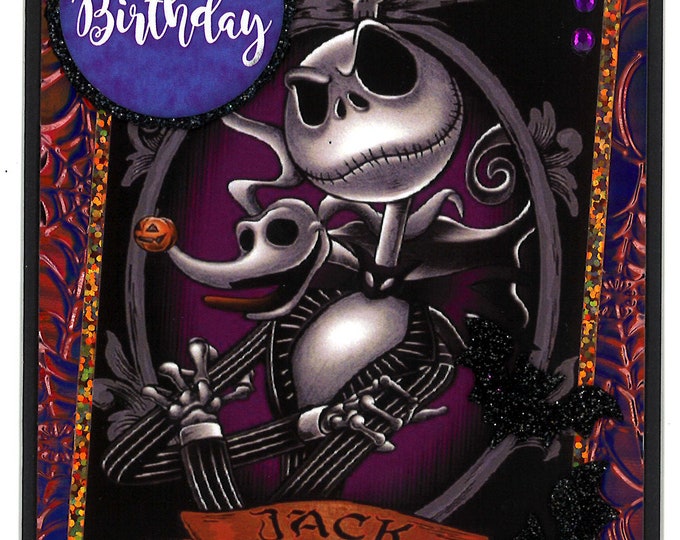 Jack Skellington Birthday Card - Etsy
