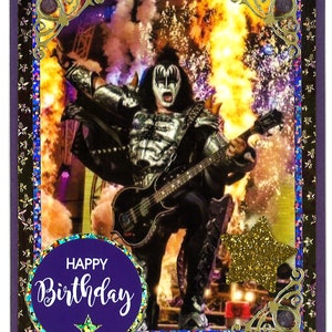 KISS Geburtstagskarte