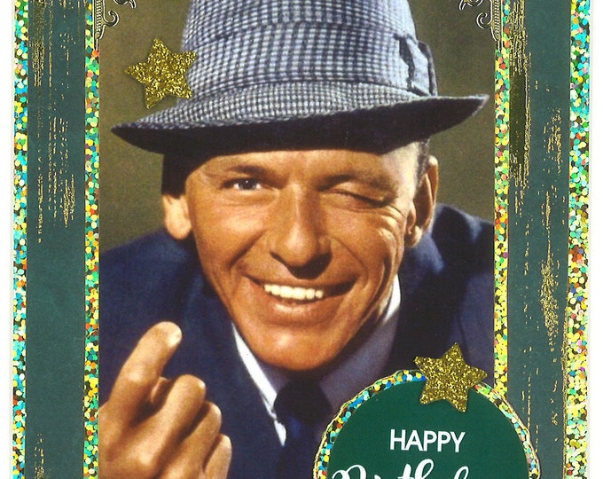 Frank Sinatra Birthday Card - Etsy