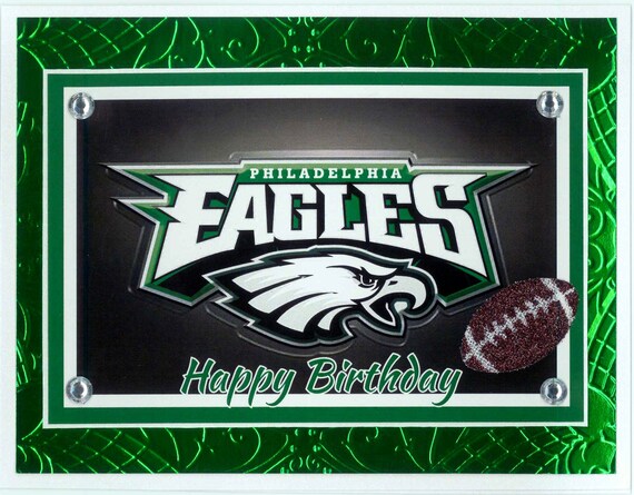 Philadelphia Eagles Birthday Card | Etsy