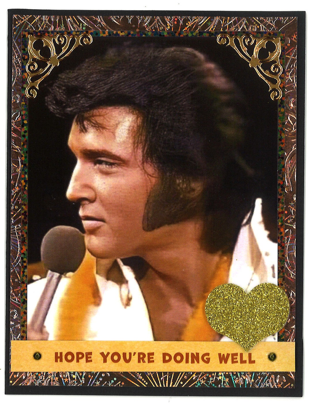 Elvis Thinking of You Card - Etsy