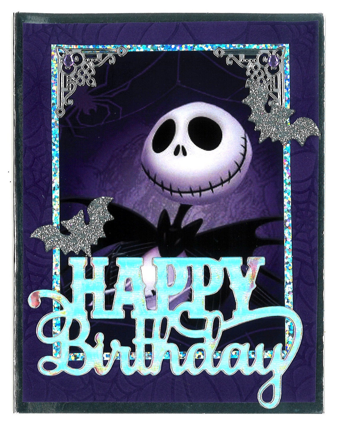 Jack Skellington Birthday Card Etsy