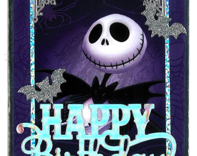 Jack Skellington Birthday Card - Etsy