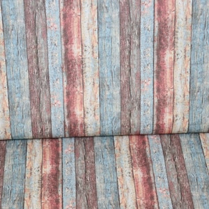 Homestead Memories Americana Boards Quilt Fabric  By Hoffman Fabrics