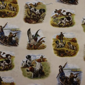 Quiltstof Sports A Field Bird Hunting van Elizabeth Studios