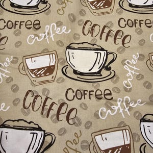 Coffee Fabric Quilt Fabric