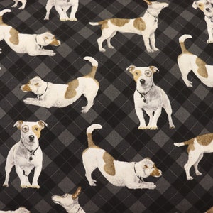 For the Love of Pete Dogs Allover Black Quilt Fabric  By Northcott Fabrics