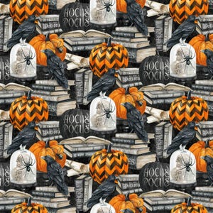 Halloween Spellbound Feature Quilt Fabric by Northcott Fabrics
