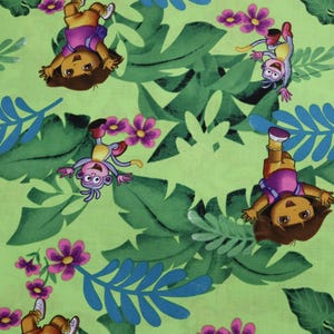 Dora the Explorer Jungle Fun  Quilt Fabric  By Springs Creative Fabrics