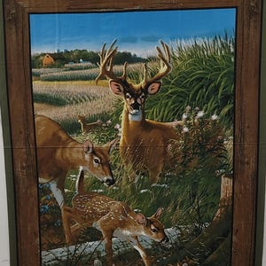 Deer Wall Fabric Panel By Springs Creative