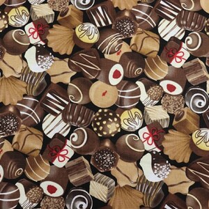 Chocolate Truffles Quilt Fabric  By Timeless Treasures