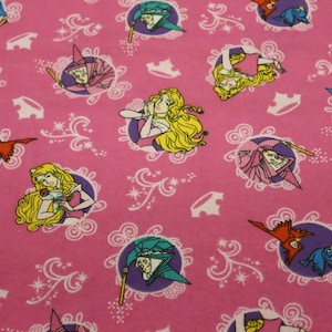 Sleeping Beauty Pink Flannel Fabric  By Springs Creative