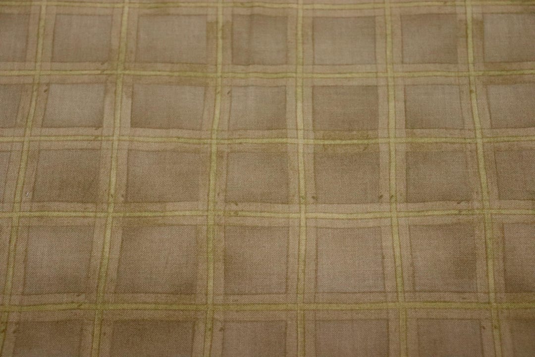 My Sewing Room Brown Plaid Quilt Fabric by Henry Glass & Co - Etsy