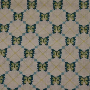 Daisy Garden Schmetterlinge grün Quilt Stoff von QT Fabrics