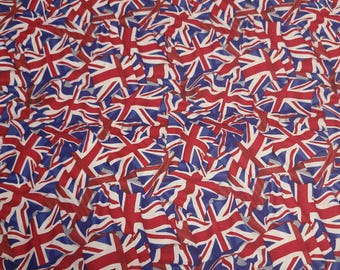Tela para colcha Union Jack con orgullo americano de Fabri-Quilt, Inc.