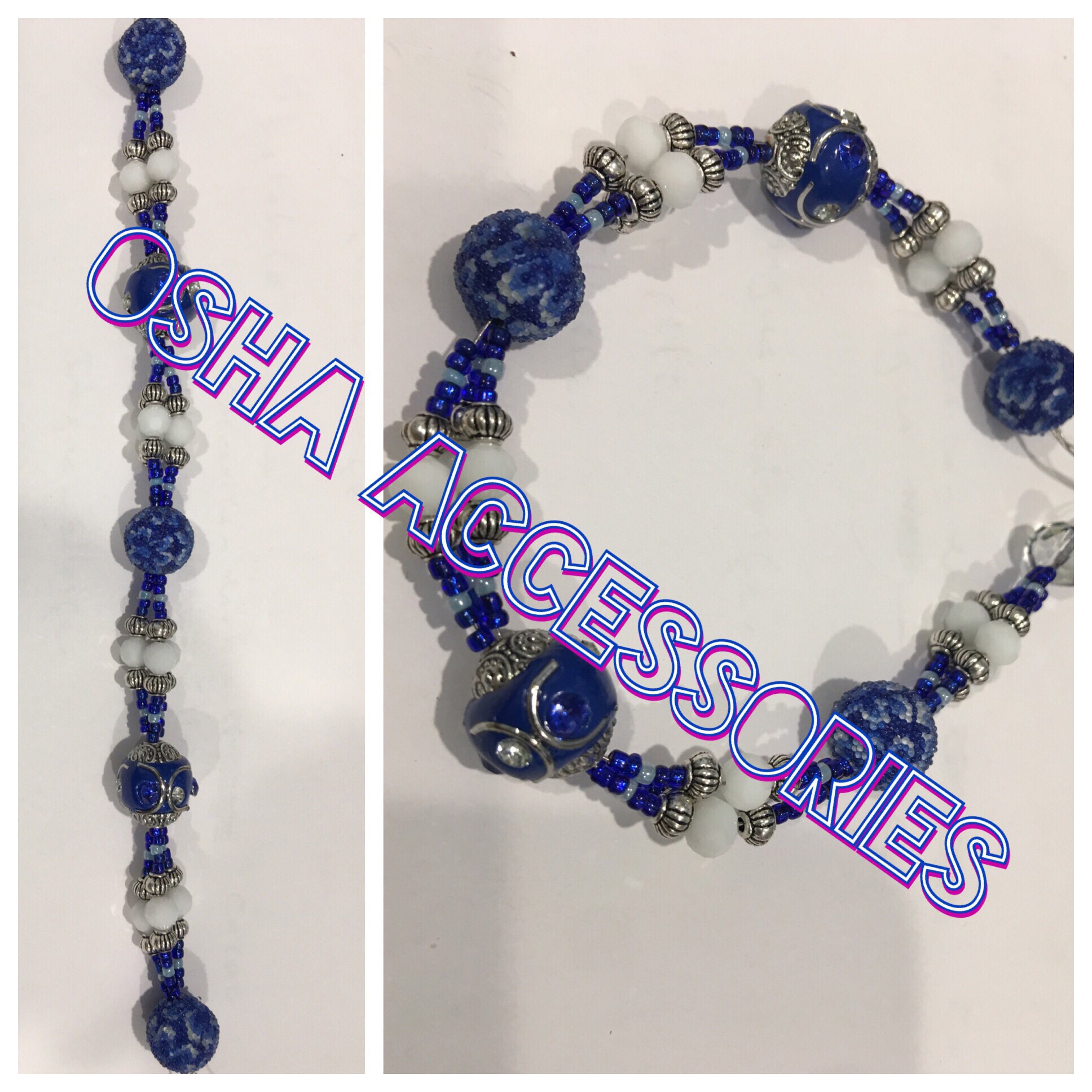 Yemaya Bracelet Yemaya Santeria bracelet Yoruba religion Ifa Yoruba