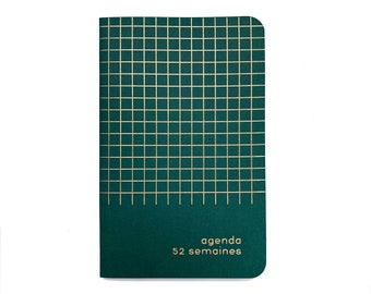 Agenda SMALL SQUARES - planner - 52 weeks