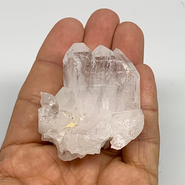 56.1 Grams, 1.9" x 1.8" x 1.2" Natural Faden Quartz Crystal Mineral Specimen, Natural Termination, Healing Crystals, Reiki Energy, E01770