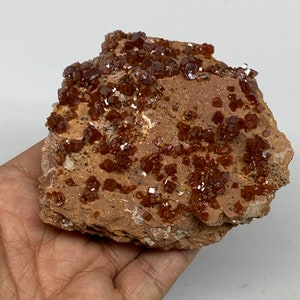 257.7 Grams, 3.2" x3.2"x 1.7" Vanadinite Crystal Mineral Specimens Gemstone, Collectible, Home Decor, Gift, E0093