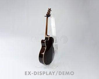 Transparent Guitar Hanging Stand, B-SPEC/EX-DISPLAY - Bulletproof Polymer Glass, Made to order, Ireland