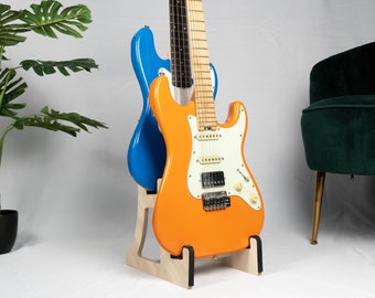 Double Decker Musical Instrument Guitar Stand, Customisable for Guitars and more, Made In Ireland