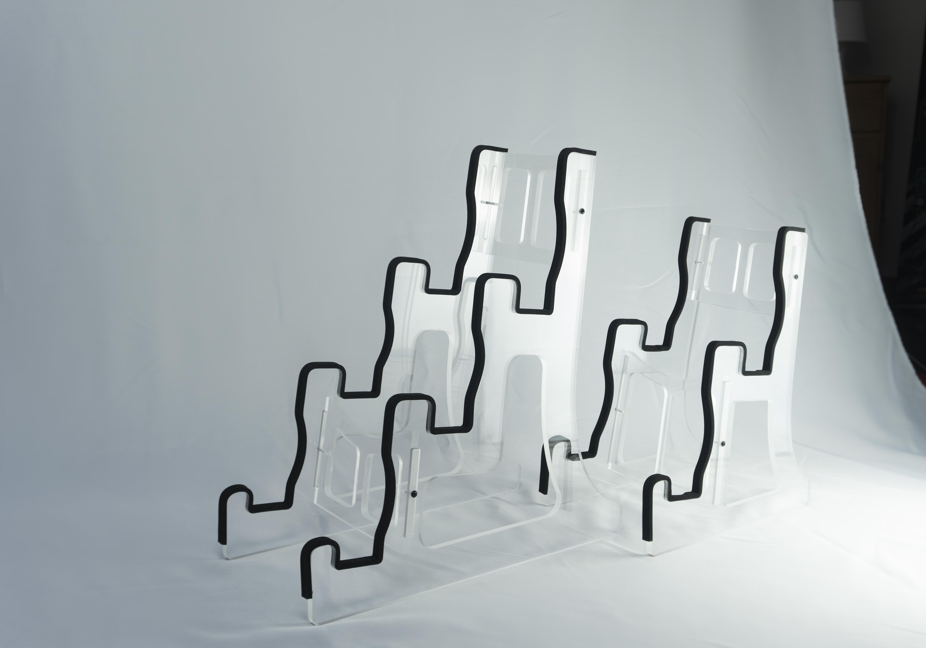 Invisible Glass Double Deck Guitar Stand Bulletproof Polymer - Etsy