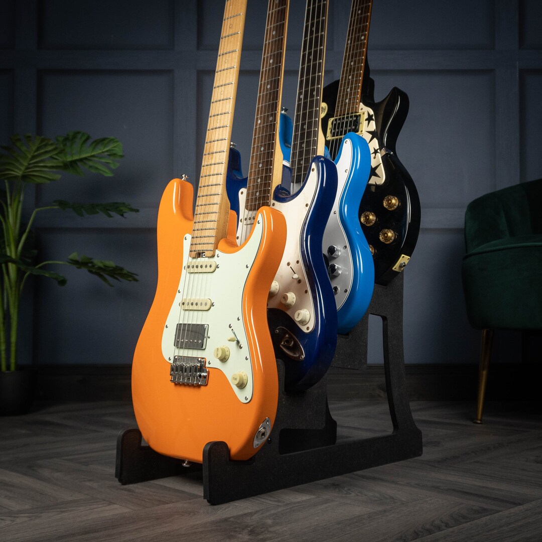 Quad Decker Musical Instrument Stand, Customisable for Guitar and More