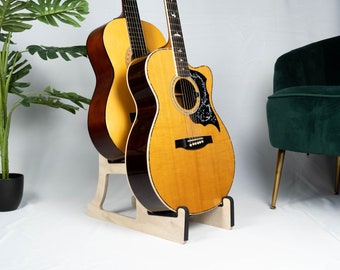 Double Decker Musical Instrument Guitar Stand, Customisable for Guitars and more, Made In Ireland