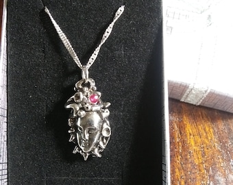 Colgante Medusa de Plata Único en su tipo en plata 999 PMC