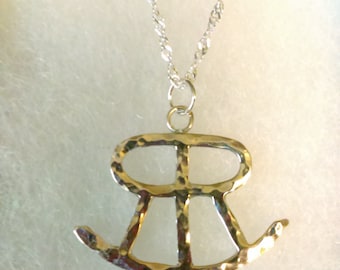 Pin o colgante de marca de ganado hecho a medida en plata de ley maciza ¡TU MARCA!