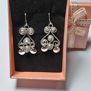 Solje Earrings in Sterling Silver Nu-Solje designed and made by Sven.-