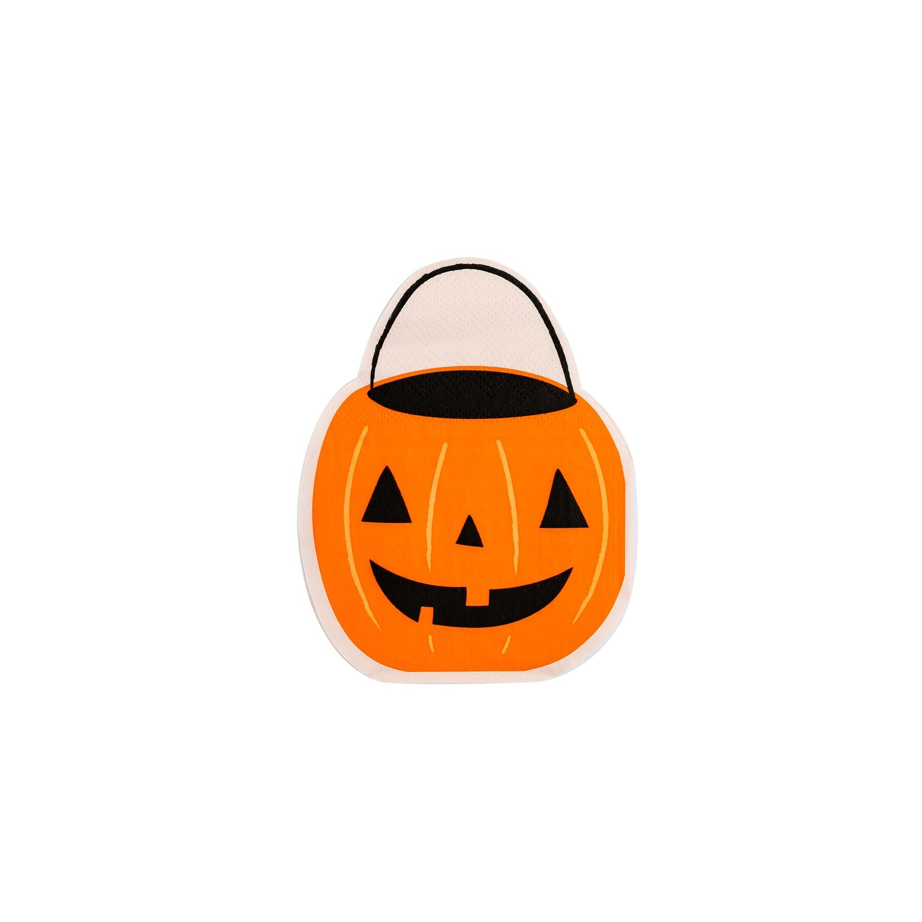 Jack O Lantern Pumpkin Bucket Paper Napkins 24ct Halloween Napkins Spooky One Birthday Little Pumpkin Birthday Kids Halloween