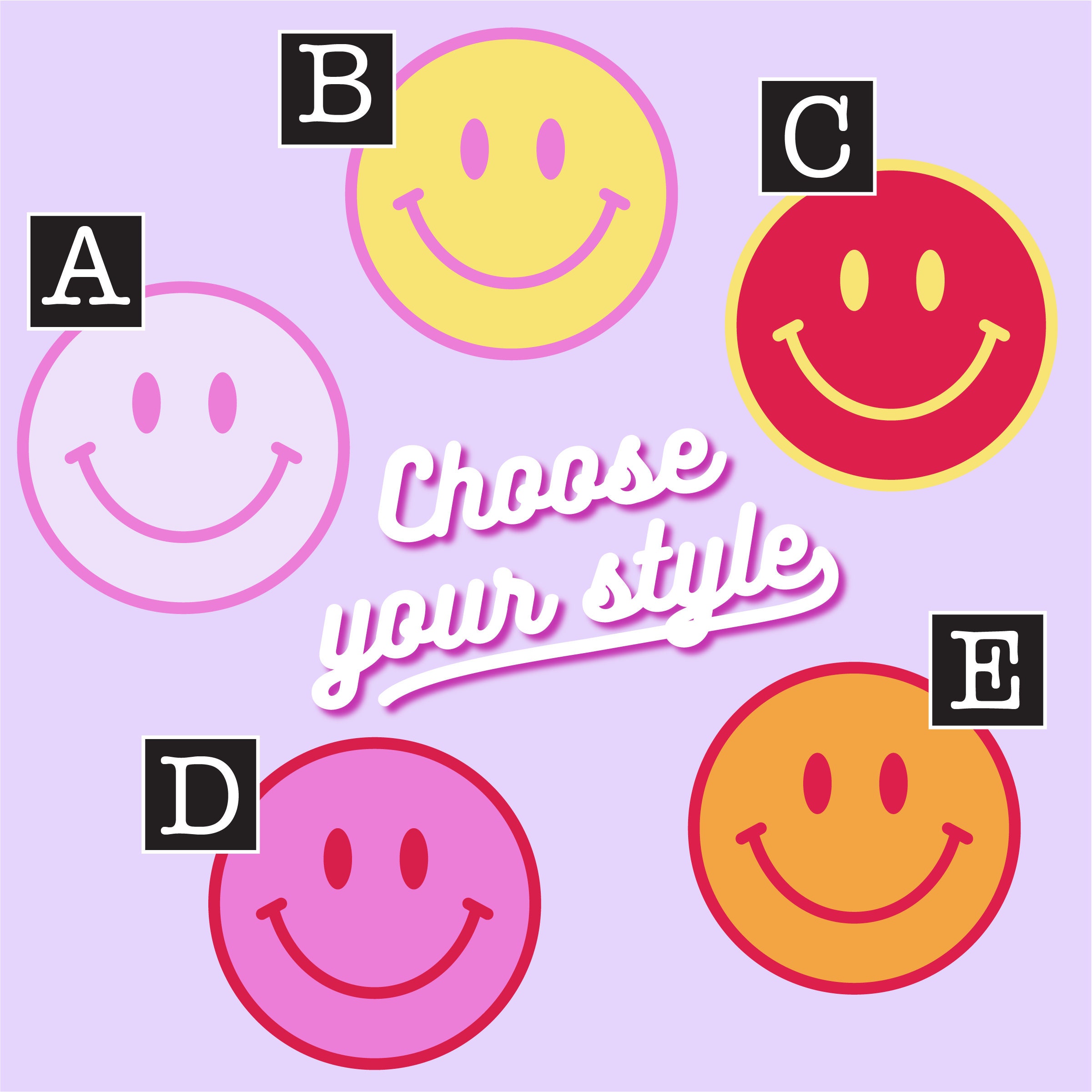 Smiley Face Car Air Freshener Rear View Mirror Hanging Car Etsy