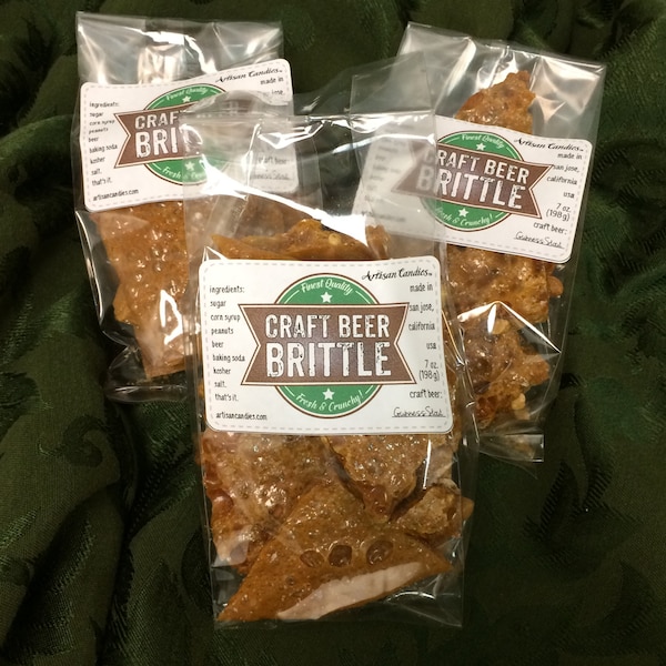 Kathy's Old Fashioned Beer Brittle - 7 oz.