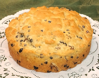 Irish Soda Bread - Sweet Spotted Dog, Authentic, Traditional, St. Patrick's Day, March, Ireland, Gift