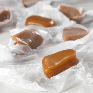 Artisan Caramels - 1/4 pound | real butter and vanilla beans | soft and chewy | natural ingredients | salted caramel | caramel snobs unite!
