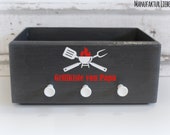 Barbecue Box, Barbecue, Father 39 s Day, Men 39 s Gift, Summer, Grill, Grill Apron, Men 39 s Day, BBQ, Grill and chill, Box, Love Sign, Man, Dad