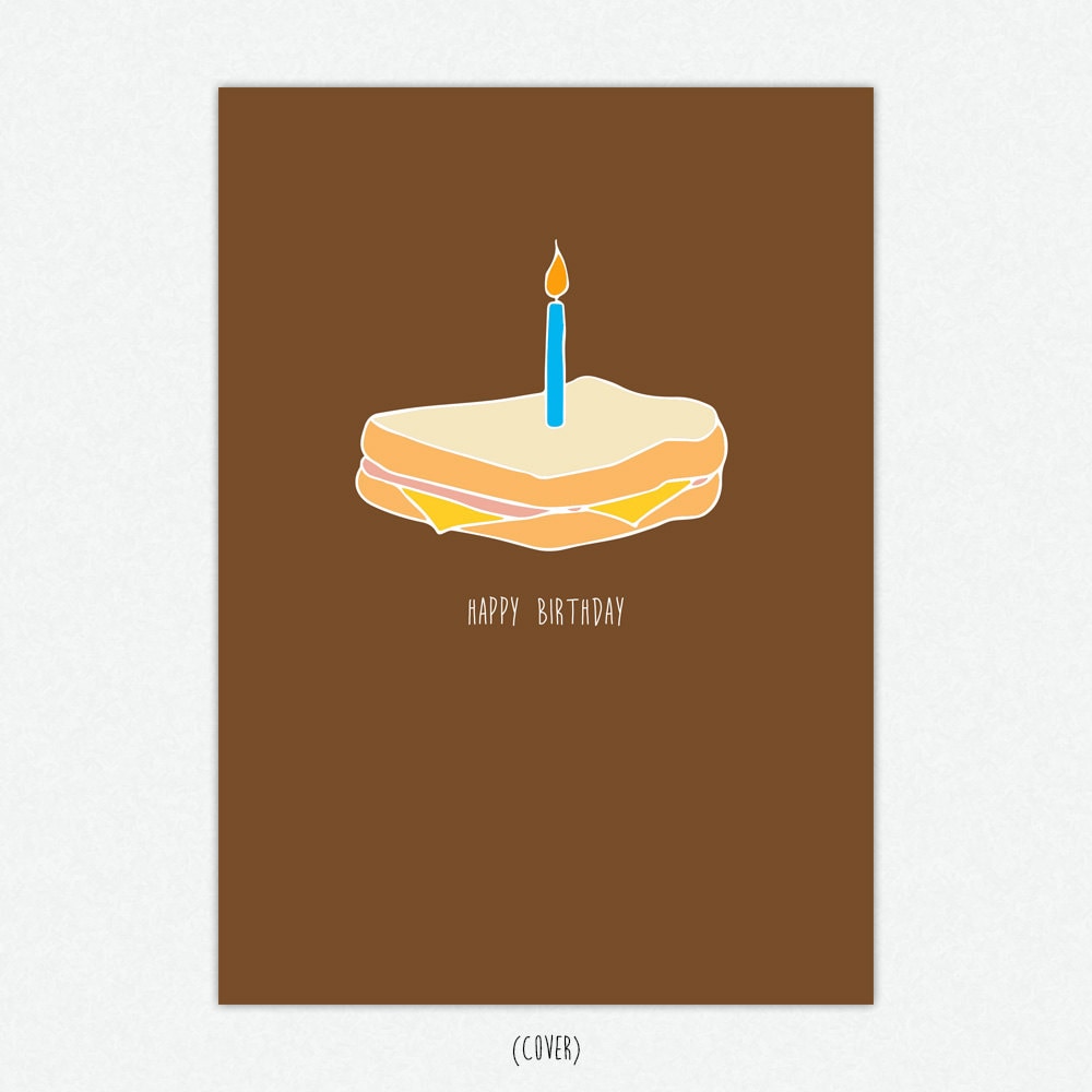 Birthday Bologna Sandwich - Etsy, image size:1000x1000