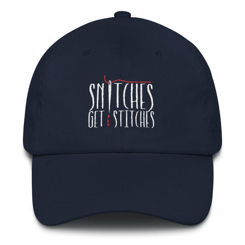 Snitches Get Stitches Hat Etsy