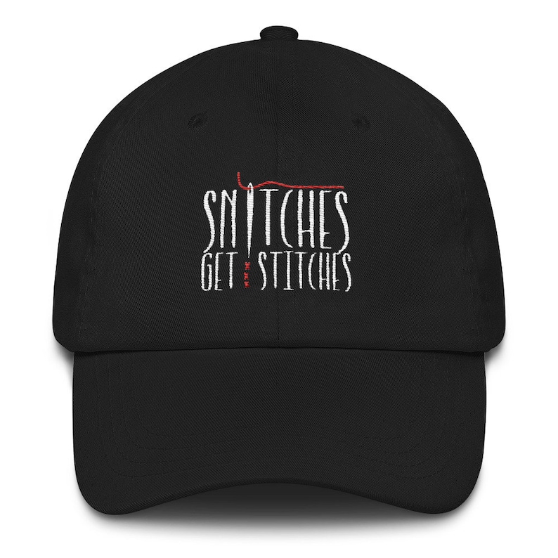Snitches Get Stitches Hat Etsy